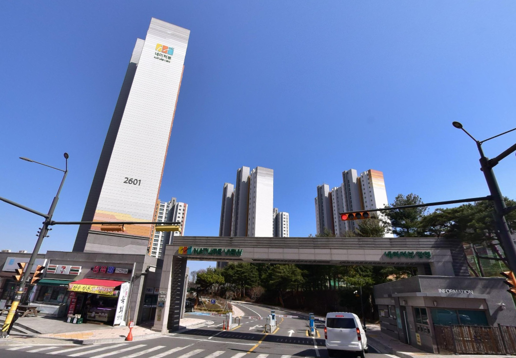 장현네이처뷰 아파트 전경