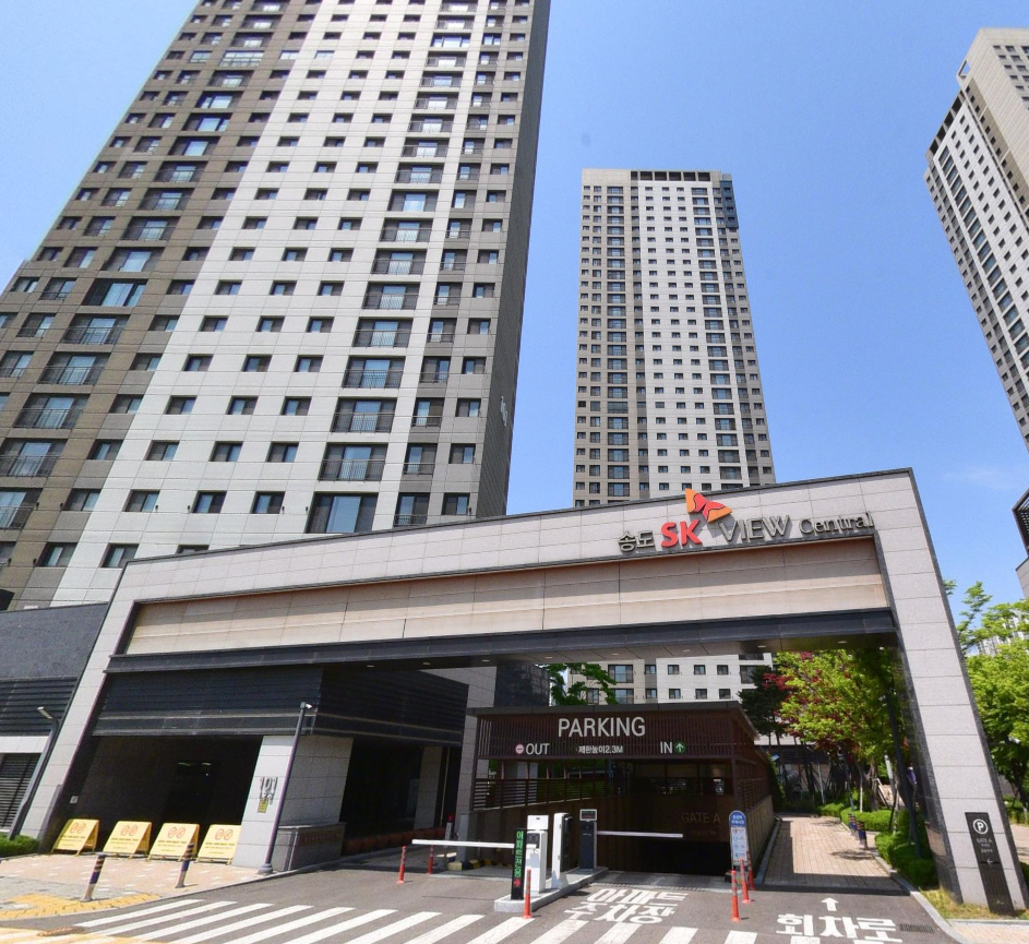 송도SK뷰센트럴 아파트 전경