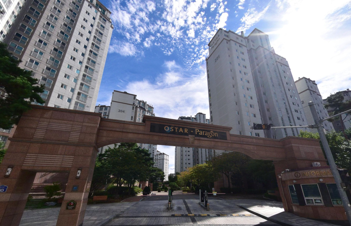 오스타파라곤2단지 아파트 전경