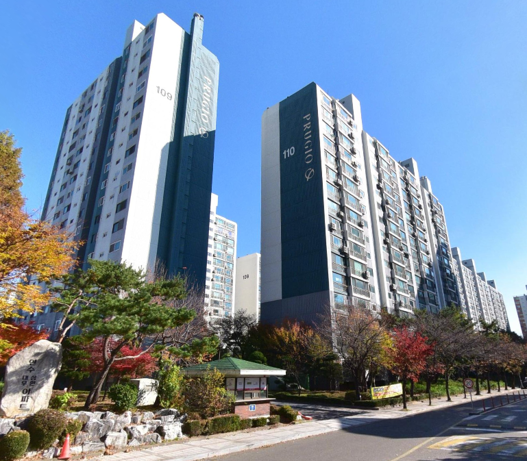 연수대우삼환 아파트 전경